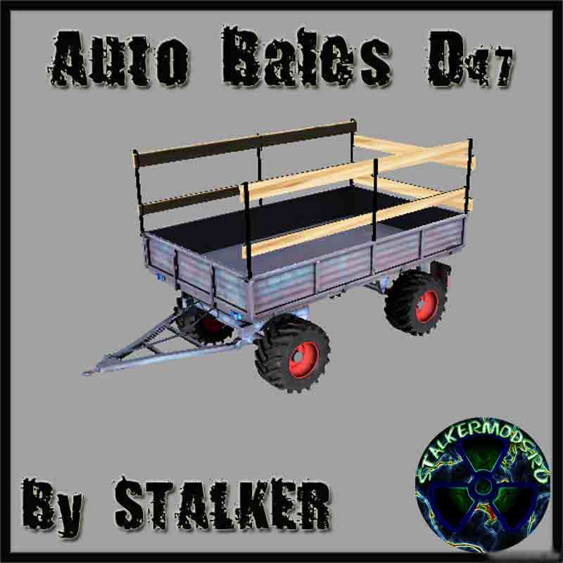 Скачать Мод "Auto Bales D47 By STALKER" для Farming / Landwirtschafts Simulator 2009