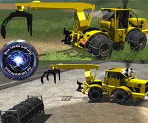 Скачать мод "Kirovets + Skidder Arm + Chain mod" для Farming / Landwirtschafts Simulator 2011